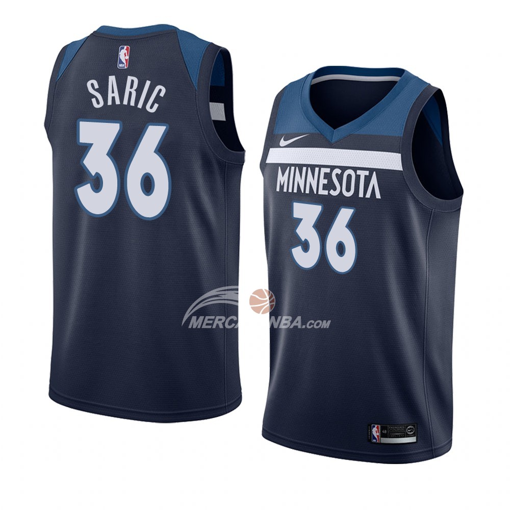 Maglia Minnesota Timberwolves Dario Saric Icon 2018 Blu